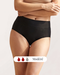 Culotte Menstruelle Noire - Modéré